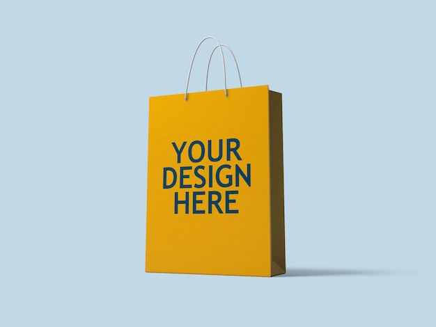 Shopping bag mockup