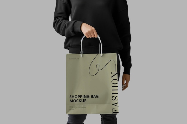 PSD shopping bag mockup