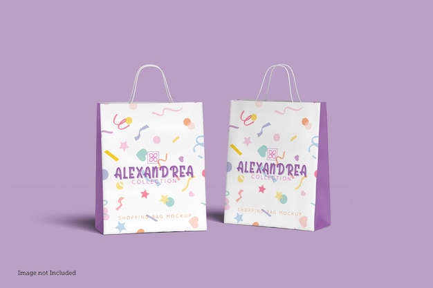 Shopping bag mockups