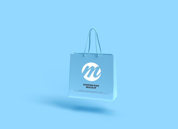 shopping bag or paper bag mockup design