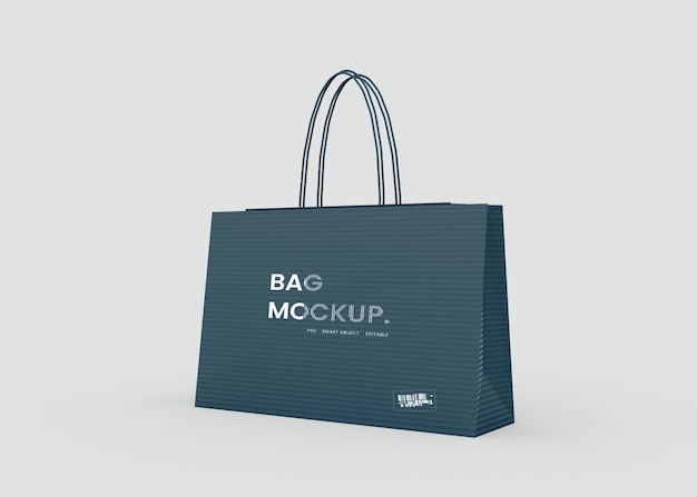 Shopping bag paper mockup