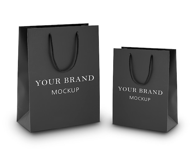 shopping bags mockup