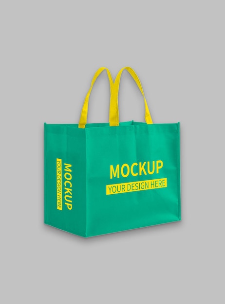 Shopping cloth bag mockup