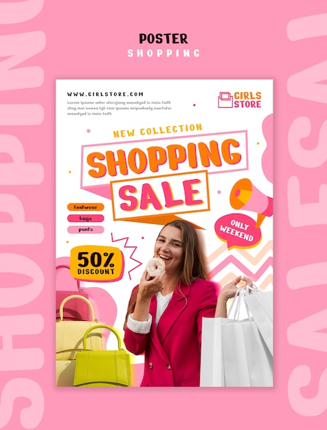 Shopping time template