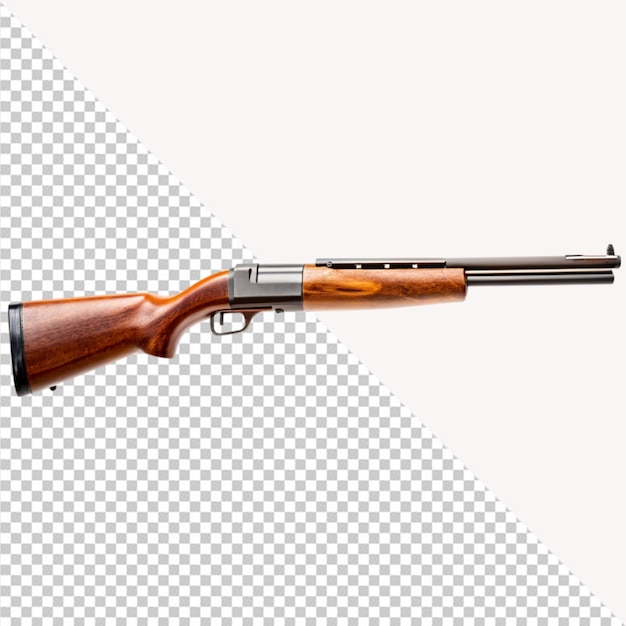 PSD shot gun on transparent background