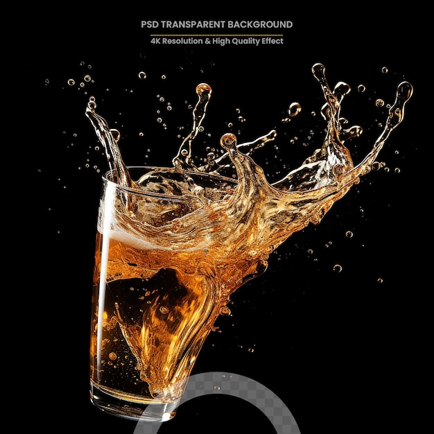 PSD di whisky con splash shot