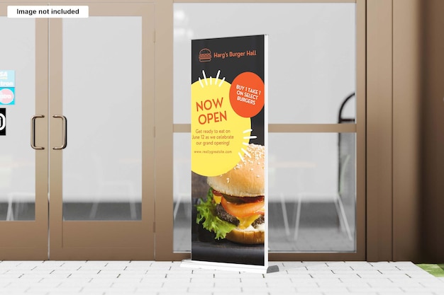 Show rollup banner mockup