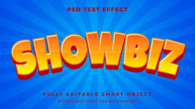 Free PSD  Funny game text effect