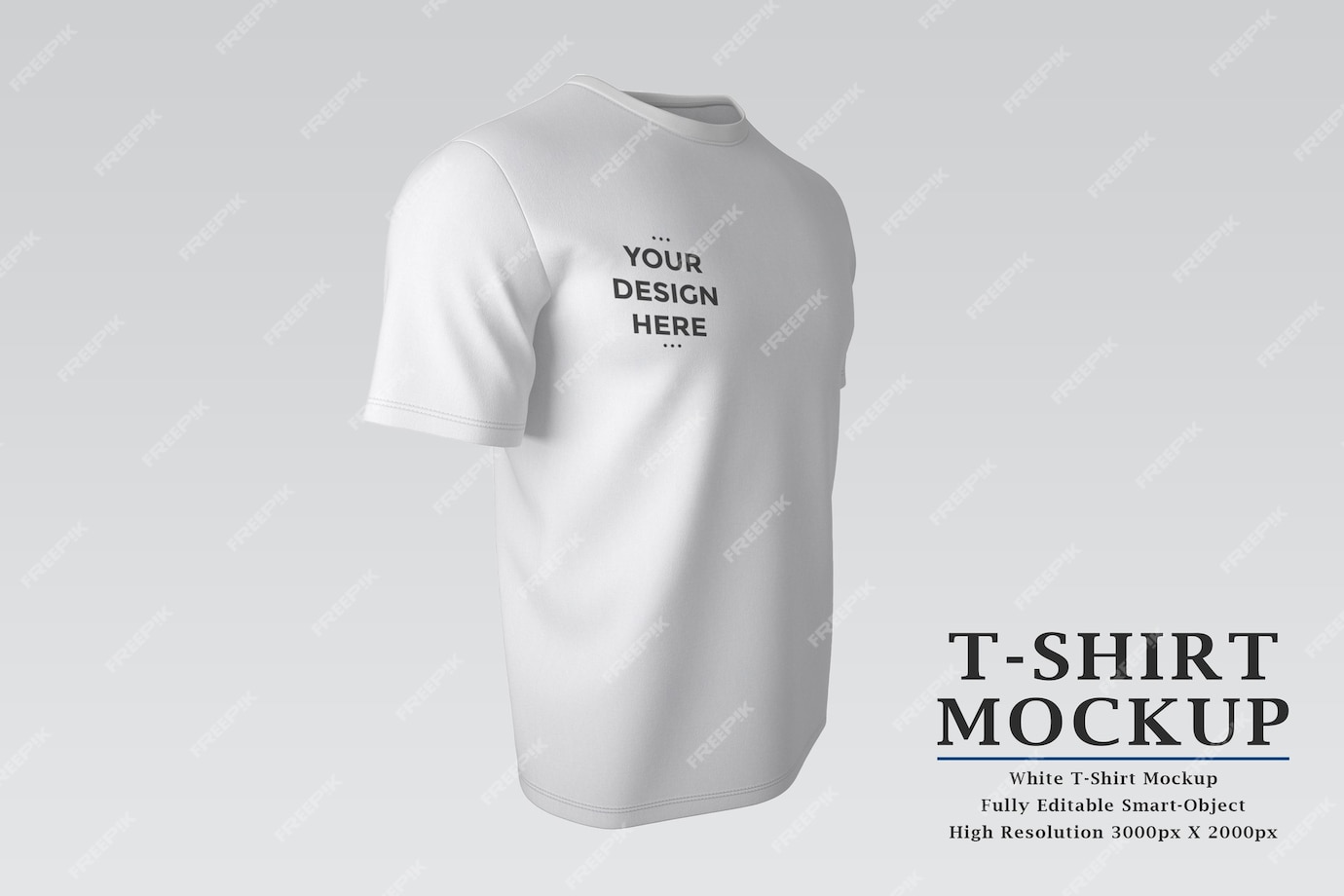 Premium PSD | Showcase front and back t-shirt mockup isolated