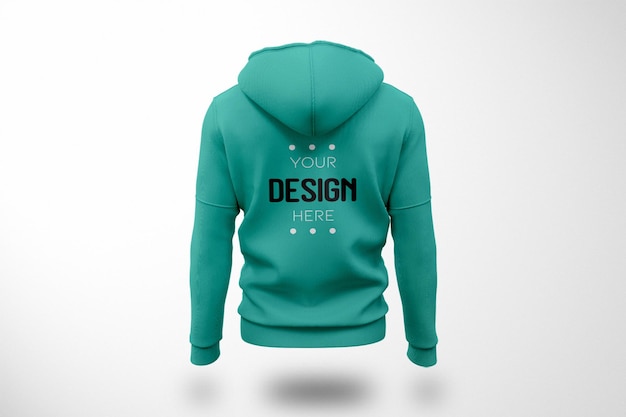 Showcase hoodie mockup geïsoleerd