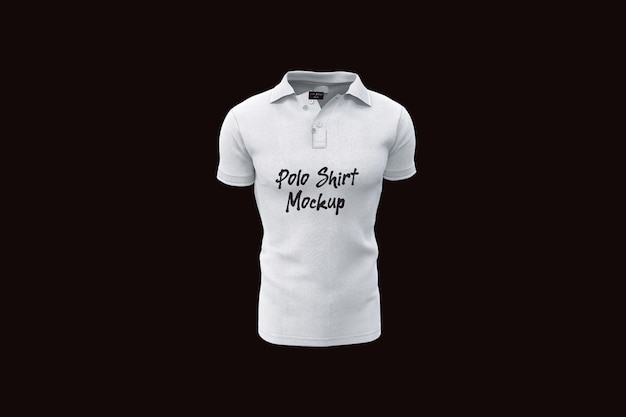showcase of polo shirt mockup