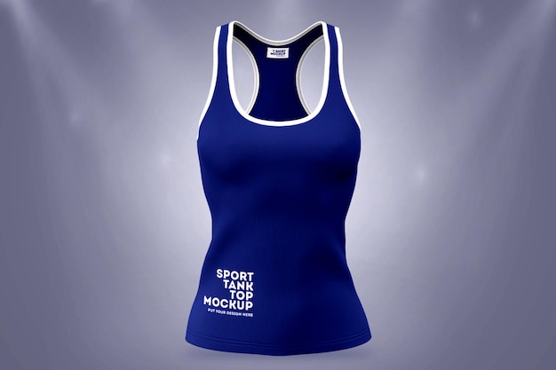 Showcase tank top mockup