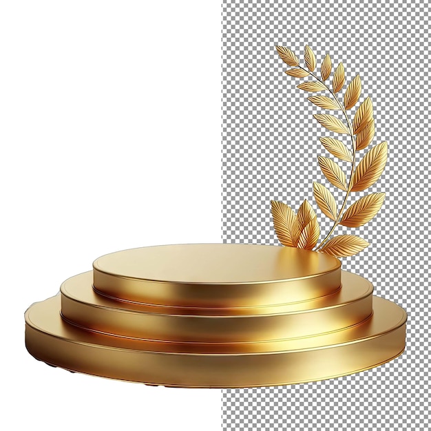 Showcasing Brilliance Isolated PNG Podium Delight