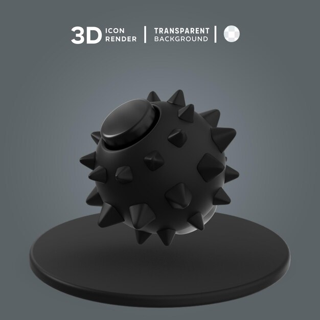 PSD shpere vorm 3d illustratie rendering 3d icoon gekleurd geïsoleerd