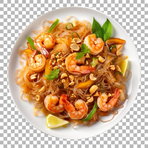 PSD shrimp scampi on transparent background