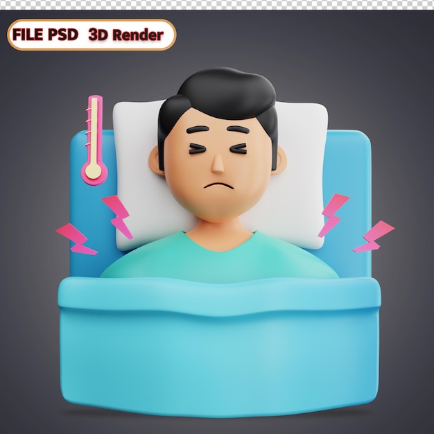 PSD 病気の 3d