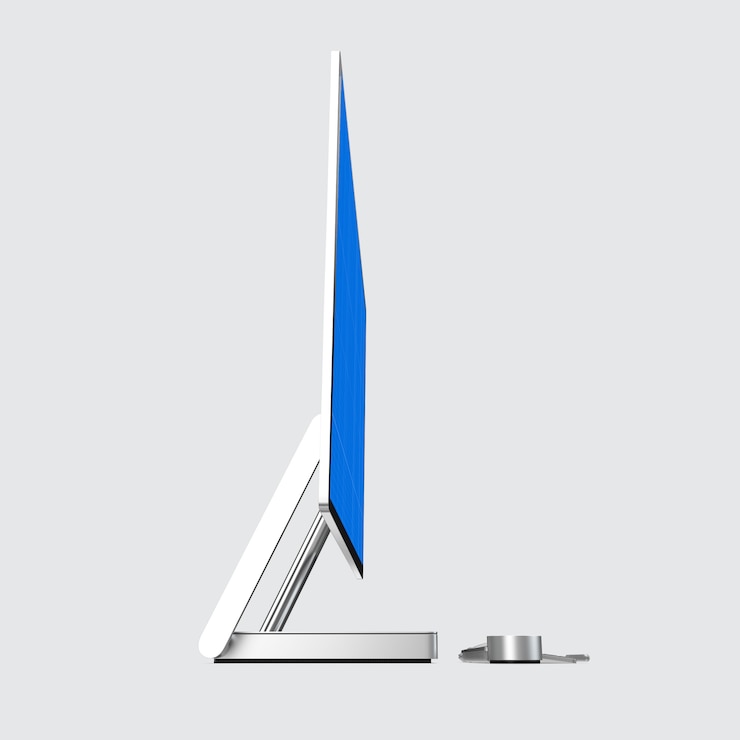 PSD side computer mockup