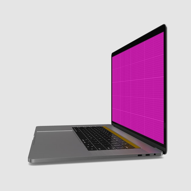 Side Laptop Mockup