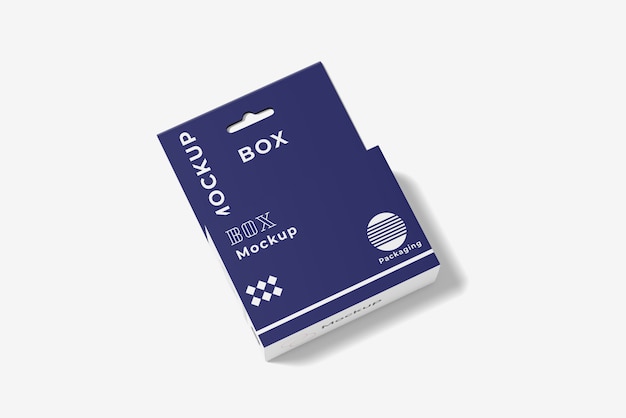 Box Mockup의 측면 평면도