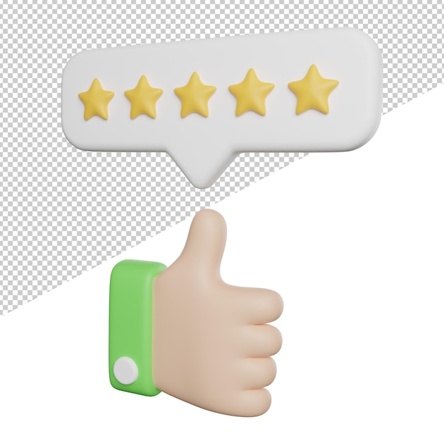 side view 3d rendering icon illustration on transparent background