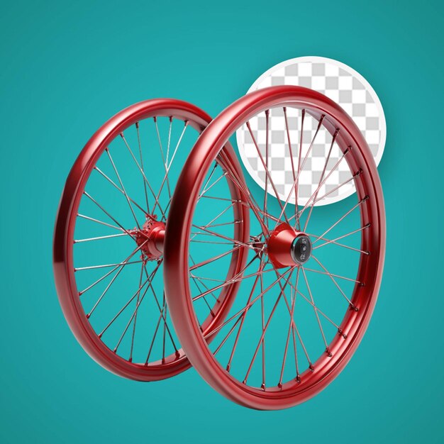 PSD side view of big wheel or monowheel cycle