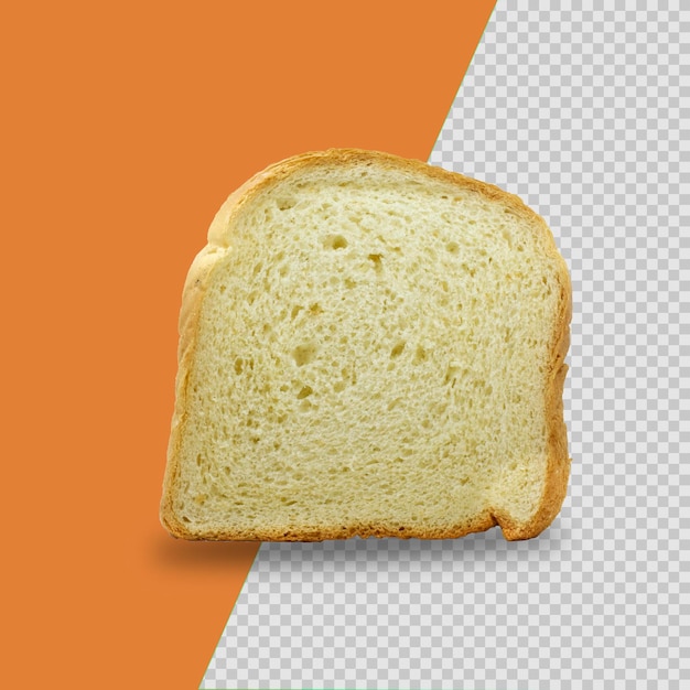 PSD 分離された朝食のパンの側面図