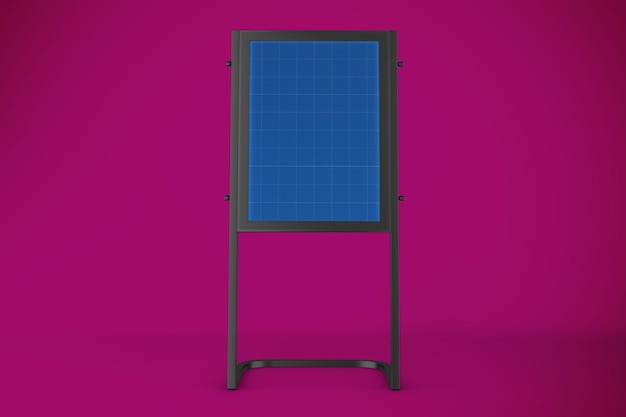 PSD sign board mockup