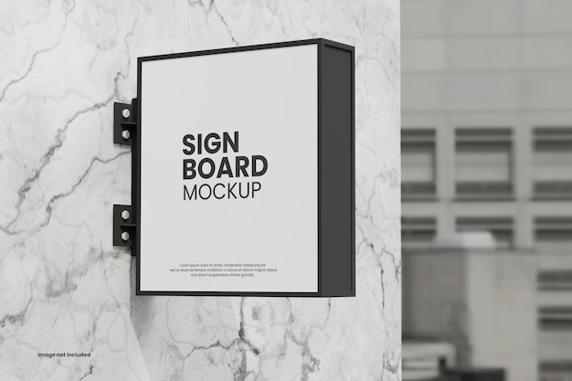 PSD signboard mockup