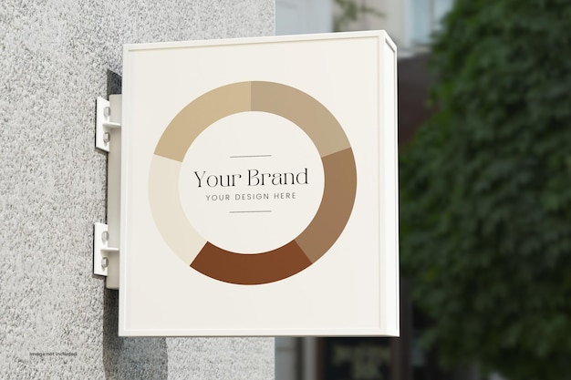 Sign board mockup