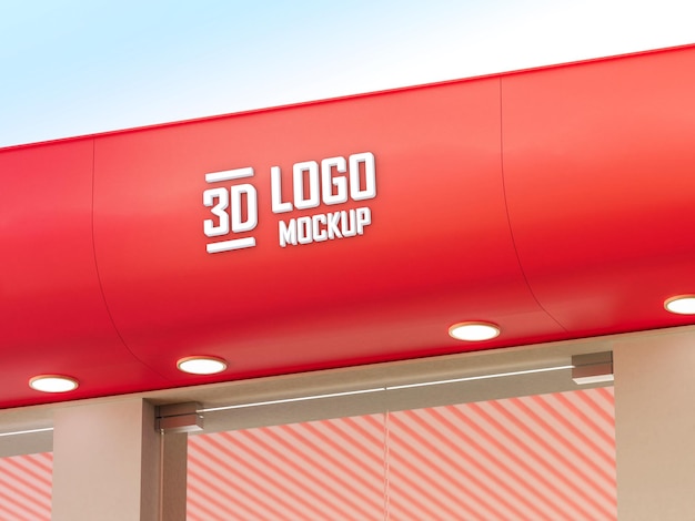 Signage logo mockup