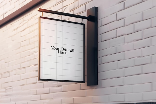 Signage psd mockup