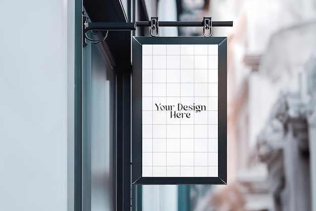 Signage psd mockup