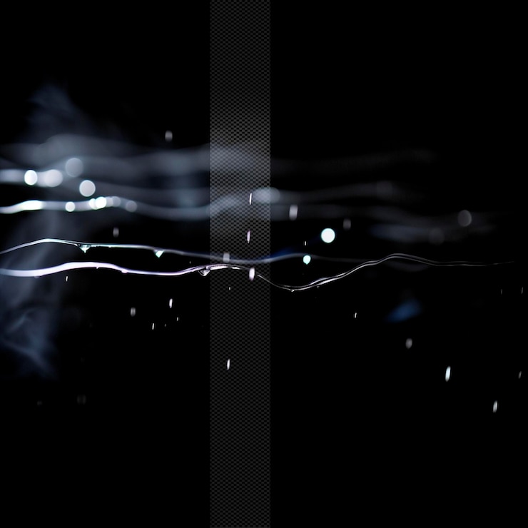 PSD signal wave light effect