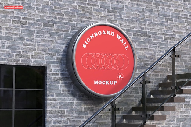 Signboard mockup