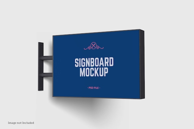 PSD signboard mockup