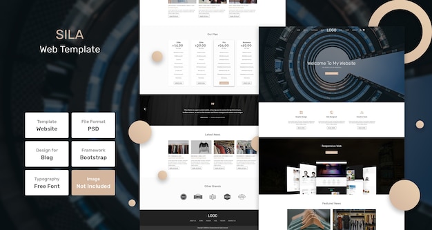 Sila business web page template