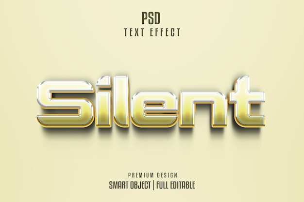 Silent Text Style Effect