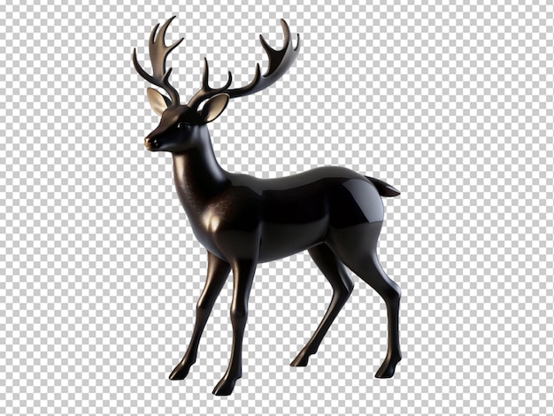 PSD silhouette of a deer