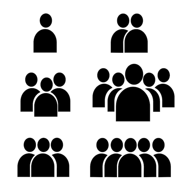 PSD silhouette male profile icons 10 wariacji dla awatars użytkownika ui design amp profily anonimowe