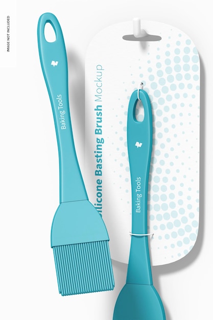 Silicone Basting Brushes Mockup