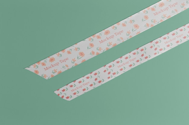 Silk tape design mockup