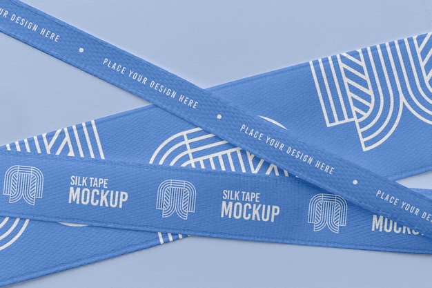 Silk tape design mockup
