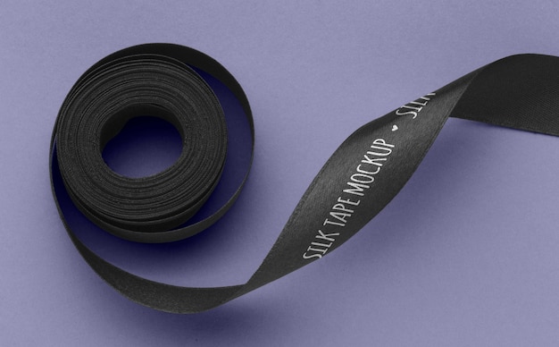 Silk tape design mockup