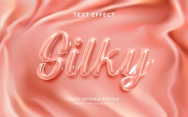 Silk tekst-effect