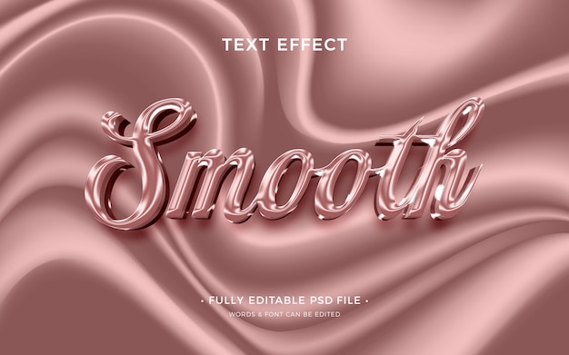 Silk text effect