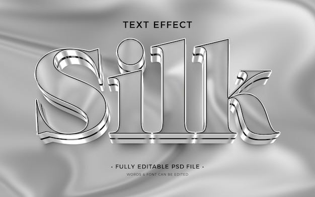 Silk  text effect