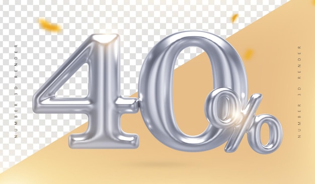 Silver 40 korting verkoop aanbod