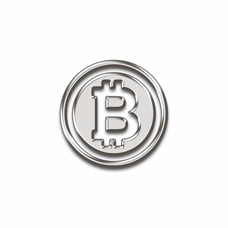 PSD серебряная монета биткойна