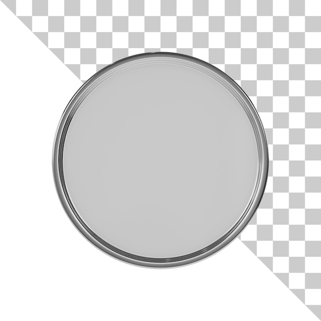 PSD silver coin 3d icon