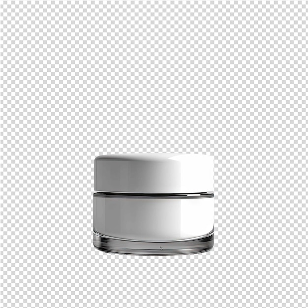 PSD a silver container with a silver lid and a silver lid